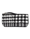 Image of Motel Zip Mini Pencil Case in Hounds Tooth Black and White