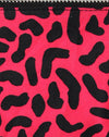 Image of Motel Zip Pencil Case in Internet Germs Black and Pink