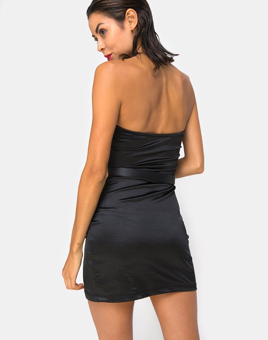 Pesona Mini Dress in Black