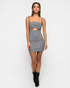 Image of Petra Bodycon Dress in Charles Check Grey
