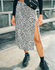 Image of Saika Midi Skirt in Dalmatian
