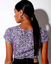 Image of Raeto Crop Top in Lilac Blossom