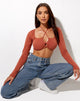 Image of Rana Crop Top in Cedar