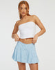 image of Rara Mini Skirt in Ditsy Rose Blue