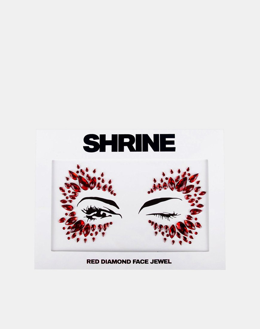 Red Diamond Face Jewel by Gypsy Shrine
