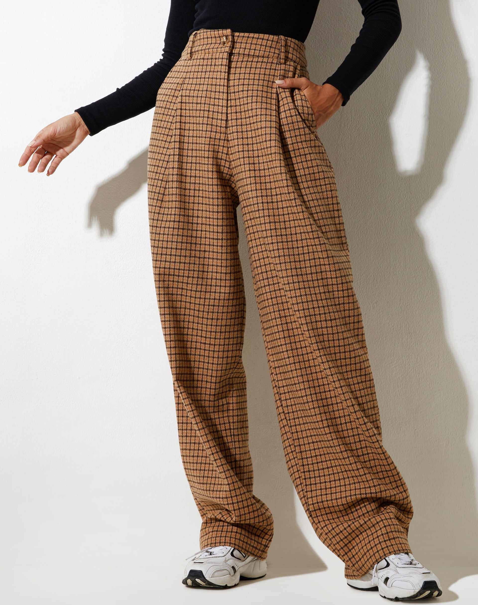 image of Sakila Trouser in Wool Brown