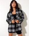 Image of Marcella Shirt in Check Black