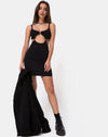 Image of Jezabel Cut Out Dress in Black
