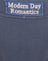 Faded Denim Modern Day Romantics Label Embro
