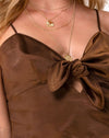 Image of Roce Top in Satin Chocolate