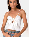 Image of Roce Top in Satin Ivory