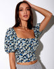 Image of Rocha Top in Aster Blue