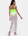 Image of Roid Trouser in Sheer White Clear Crystal