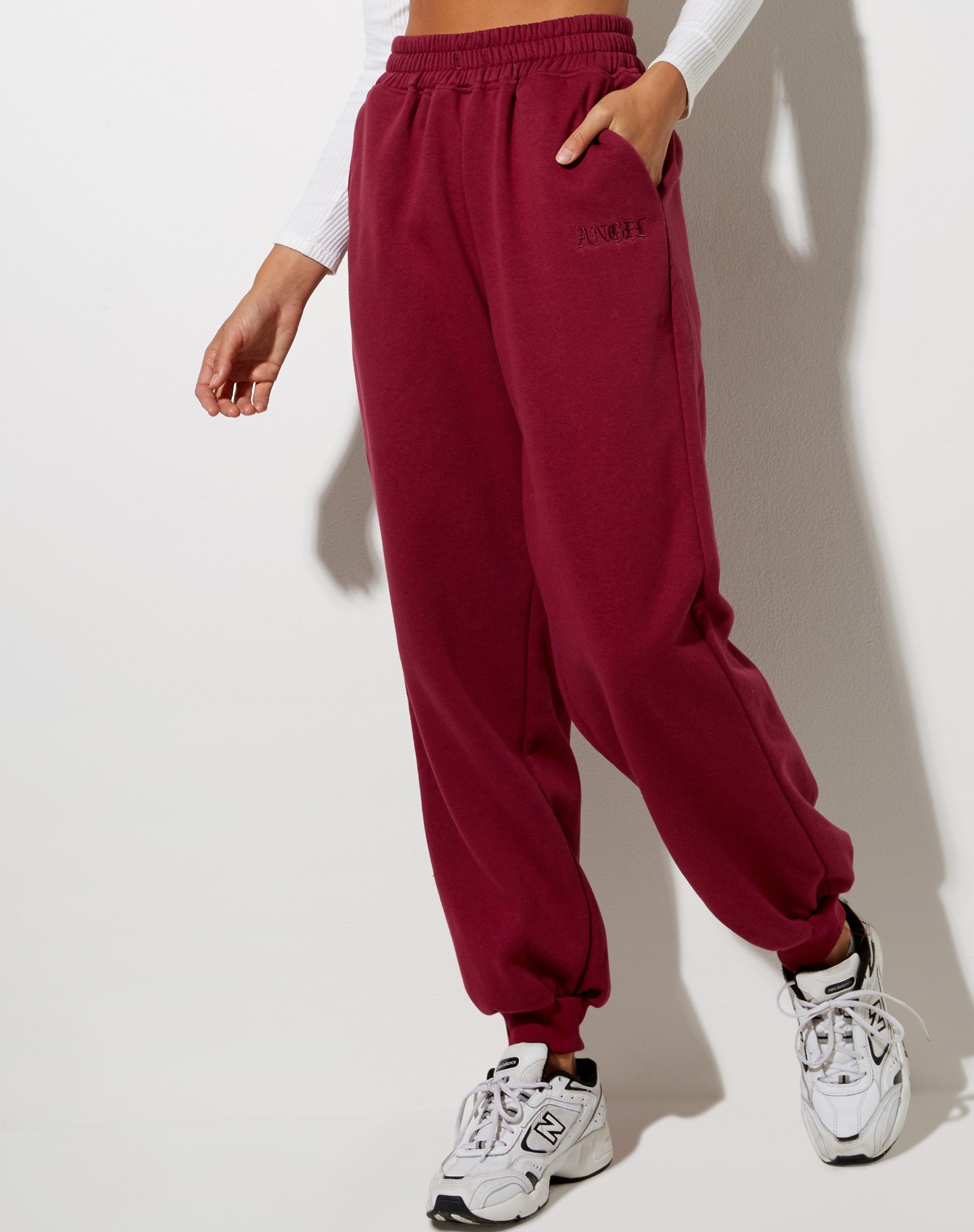 High rise boyfriend sales sweatpants