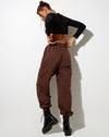 Image of Roider Jogger in Deep Mahogany Cowgirl Gold Embro