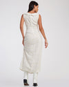 image of Rufiso Midi Dress in Pretty Petal Ivory