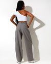 Image of Sakila Trouser in Wool Grey and Black