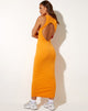Immagine di Sarves Maxi Dress in Rib Arancione Scuro