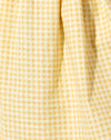 Lemon Gingham Yellow