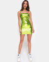 Image of Selah Dress in Metallic Green