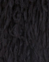 Image of Shaggy Knit Cardi in Moheir Black