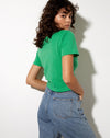 Image of Shrunk Tee in Green Lucky you