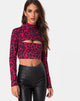 Image of Sinex Top in Oversize Jaguar Red