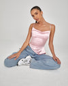 image of Sipin Top in Satin Pink