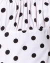 Image of Varie Mini Dress in 80s Polka White