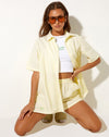 Image of Smita Shirt in Transparent Yellow Take It Easy