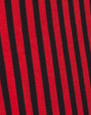 Image of Solemo Bodice in Mini Stripe Red and Black