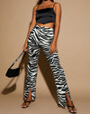 Image of Gesta Trouser in Huge Zebra