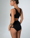 Image of Still Water Cutout Bikini Top in Black