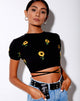 Image of Tasya Top in Ditsy Sunflower