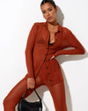 Image of Tere Shirt in Mesh Toffee