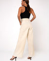 Image of Yeva Flare Trousers in Ecru