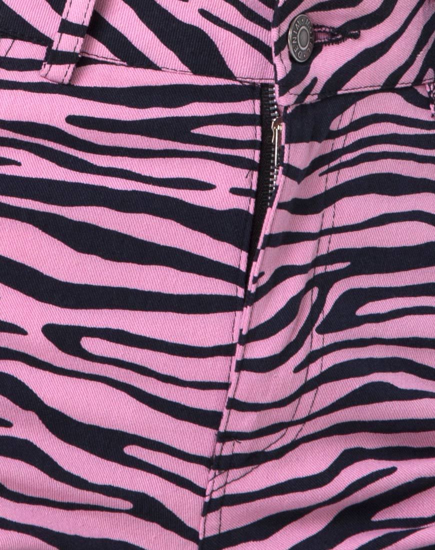 Image of Ultimate Jean in Zips Zebra Pink