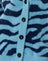 Knit Zebra Blue and Navy