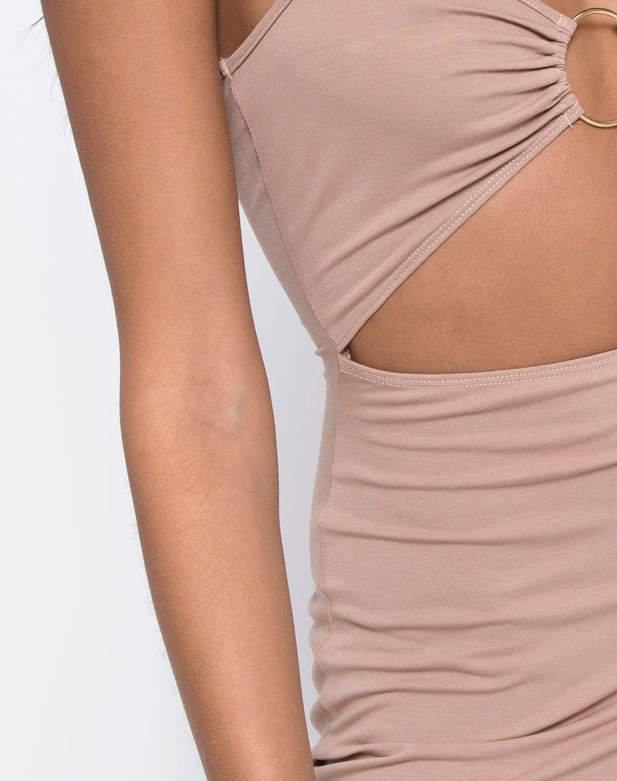 Image of Vecha Bodycon Dress in Jersey Tan