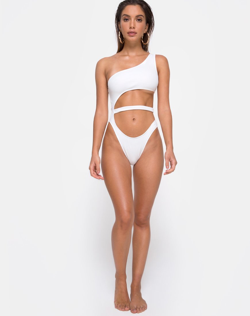 Image of Vixie Swimsuit in White
