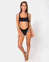 Image of Xanthe Swimsuit in Mini Rib Textured