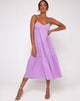 Image of Xier Midi Dress in Lilac