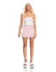 image of Ima Mini Skirt in Baby Pink Silver Stud Hotifix