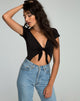 Image of Yayo Cutout Bodice in Black