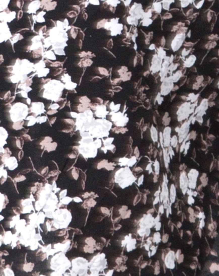 Image of Youki Midi Dress in Dark Wild Flower