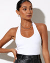 Image of Zagh Top in Rib White