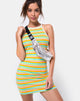 Image of Zamora Bodycon Dress in Sweet Stripe