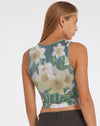 image of Monve Vest Top in Digi Flower